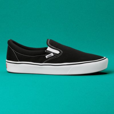 Vans Comfycush Slip-On - Kadın Slip-On Ayakkabı (Siyah)